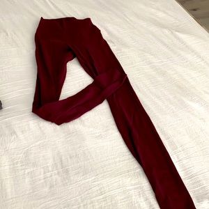Lululemon align; maroon; LONG; size 2